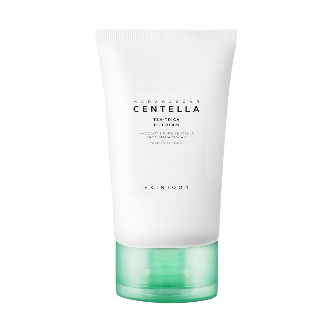 SKIN1004 Tea-Trica Crema Facial Calmante con Centella y Árbol de Té – Cuidado Antiacné para Piel Grasa o con Imperfecciones 75ml