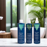 Pack Total Repair para Cabellos Dañados - Champú, Mascarilla y Acondicionador Bifásico - 975 ml